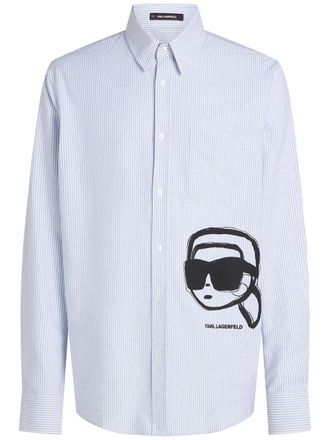 Karl Lagerfeld Ikon overhemd - Blauw