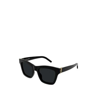 Saint Laurent SL M156 Sunglasses - female - Saint Laurent - Sunglasses - Black - 52 MM - Accessories