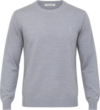 Trussardi Pullover Girocollo - - Knitwear - Uomo - Grigio - XL
