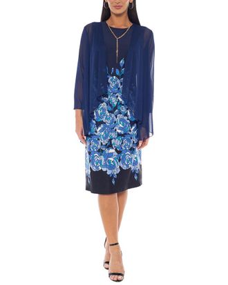 Marina Rossini Printed Midi Dress