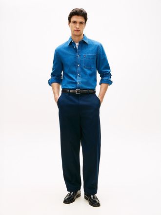 Tommy Hilfiger Mens Relaxed Twill Pant - Navy - 28W x 34L