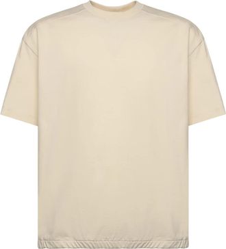 Giuliano Galiano T-Shirt - Heren - T-shirts - Beige - XL - Katoen - Tops