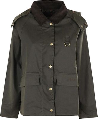 Barbour Jassen, Dames, Groen, S, Katoen, Avon Wax Jacket