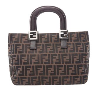 Fendi Pre-owned Fendi Small Zucca Canvas Twins Tote Ladies QAGMG1N26QHLDL1F