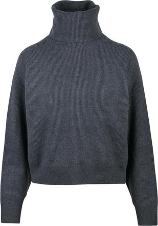 Brunello Cucinelli Dames, Truien, Grijs, Maat: XS Zijde