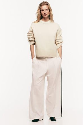 H&M Wool Jumper in Light Beige at Nordstrom, Size X-Small