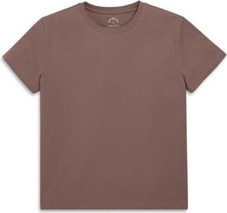 primary Womens Fit Easy Crewneck Tee in Acorn at Nordstrom, Size X-Small