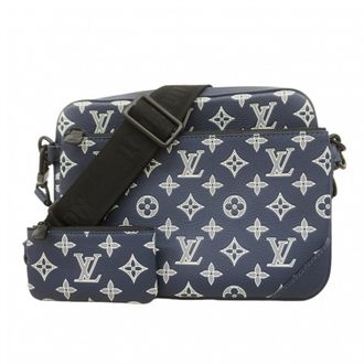 Louis Vuitton Blue Shoulder Bag (Pre-Owned)
