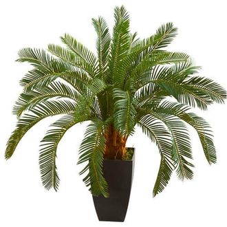 Nearly Natural 30-in Cycas Artificial Plant in Green at Nordstrom