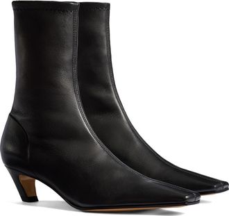 Khaite Arizona Sock Bootie in 200 Black at Nordstrom, Size 10.5Us