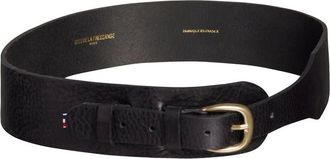 Ines De La Fressange Paulette Riem - Dames - Accessoires - Zwart - Maat: 95 CM Leer