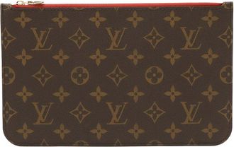 Louis Vuitton Red Monogram Canvas Neverfull (Authentic Pre-Loved)