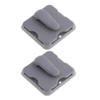 OEM Organizador De Gafas De Pl&aacute;stico Gris De 4 Piezas Con Clip