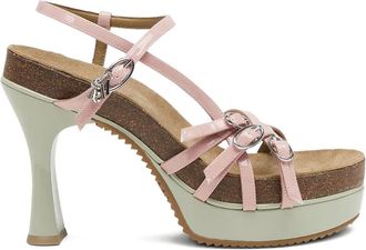 Diesel Sandali con fibbia D-Woodstock 105mm - Rosa