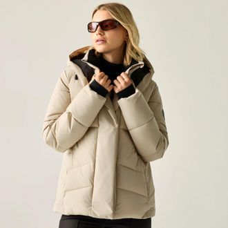 Dare 2B Dare 2B Gevoerd jasje met glans voor dames (Reiger)