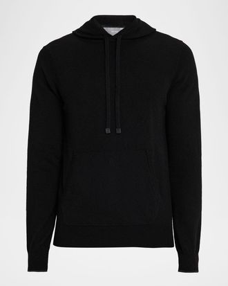 Sofiacashmere Mens Cashmere Knit Hoodie
