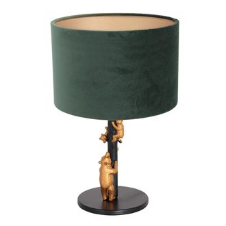 Steinhauer Anne Lighting - L&aacute;mpara De Mesa - Animaux - Negro - Metal Velours