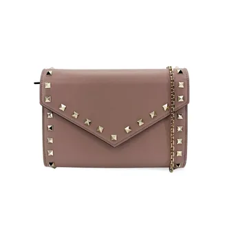 Valentino Garavani Rockstud Small Crossbody Bag Poudre