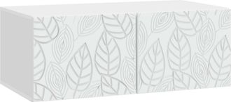 vidaXL Mueble De Tv De Pared 59,5 X 31 Cm Blanco Madera De Ingenier&iacute;a Vidaxl