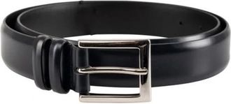 Orciani Stijlvolle leren riem - Heren - Riemen - Blauw - 105 CM - Leer - Accessoires