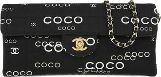 Chanel Borsa a spalla Choco Bar 2000-2002 - Nero