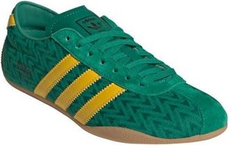 adidas Tokyo Jacquard Low Top Sneaker in Bold Green/Yellow/Black at Nordstrom, Size 10.5
