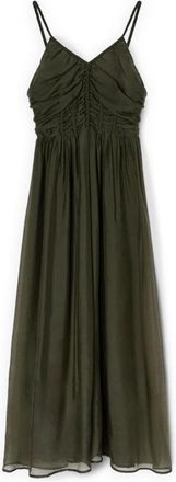 Motivi Maxi Kleedjes - Dames - Avondkleed - Groen - XL - Kleedjes