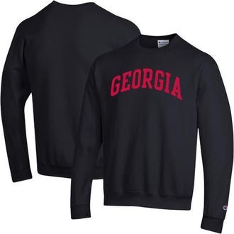 Champion Mens Champion Black Georgia Bulldogs Basic Arch Fleece Pullover Sweatshirt at Nordstrom, Size Xx-Large