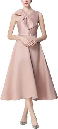 Kaimilan Solid Midi Dress