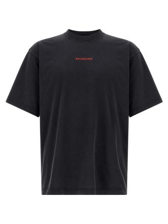 Balenciaga Logo Embroidery T-Shirt