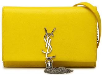 Saint Laurent Pre-owned Saint Laurent Grain de Poudre Monogram Kate Tassel Wallet on Chain Ladies O7VW431UI1BZ6OZ8