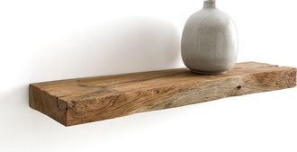 La Redoute Interieurs Wandplank in massief teakhout L60 cm, Ghana