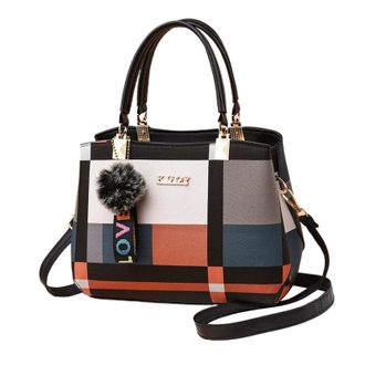 Generic Shoulder Bag - Classic Womens Handbag and Clutch with Adjustable Strap, Stylish Hobo Shoulder Tote for Home, Dorm Travel Hotel Apartment Work School V