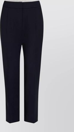 Patou wool cropped straight-leg tailored trousers