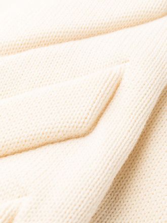 Off-white Diag-Stripe Knitted Joggers - Cream