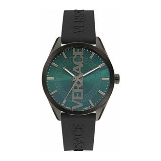 Versace V-Vertical Horloge - Heren - Accessoires - Zwart - Maat: ONE Size