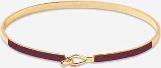 Bangle Up Goldener emaillierter Armreif Lily Prune