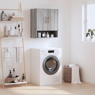vidaXL Wall Cabinet Grey Sonoma 60x31x70 cm Engineered Wood vidaXL