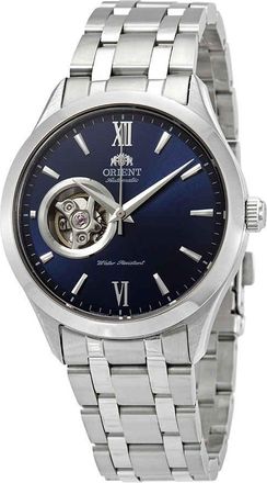 Orient Open Heart Automatic Blue Dial Mens Watch FAG03001D0