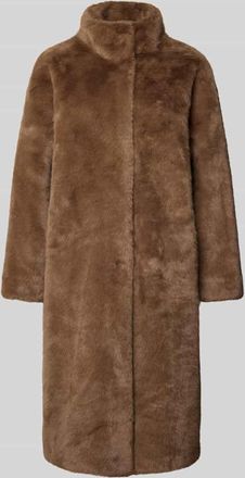 Joop Mantel mit Kunstfell in Mittelbraun, Gr&ouml;&szlig;e 42