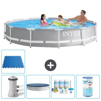 Intex Piscina Prism Frame Redonda - 366x76 Cm - 8-piezas S32071