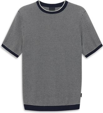 Bugatti Hombre, Camisetas, Azul, Talla: L