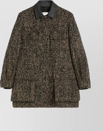 Max Mara wool blend fitted jacket