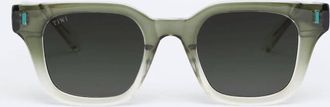 TIWI Womens Lio Square Sunglasses In Green