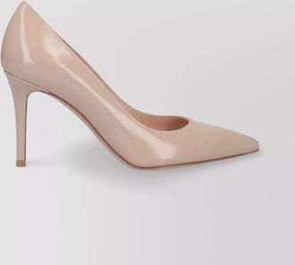 Gianvito Rossi pointed toe patent finish high heel