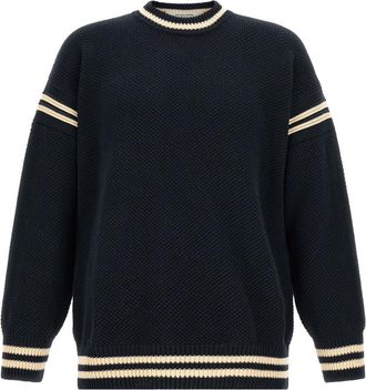 Golden Goose Dark Blue Relaxed Sweaters
