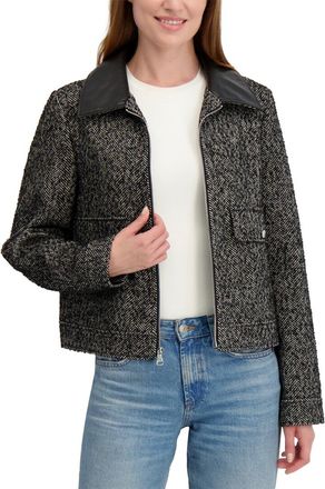 Shelli Segal Herringbone Jacket