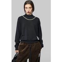 Miharayasuhiro Pearl Distressed Knit LS Pullover