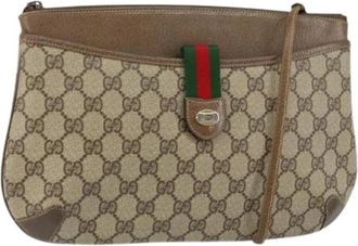 Gucci Pre-owned Cross Body Bag - Dames - Vintage Schoudertas - Beige - ONE Size - Vintage