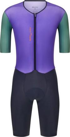 Santini Madss V5 Aerosuit Veloeinteiler f&uuml;r Herren | blau/lila